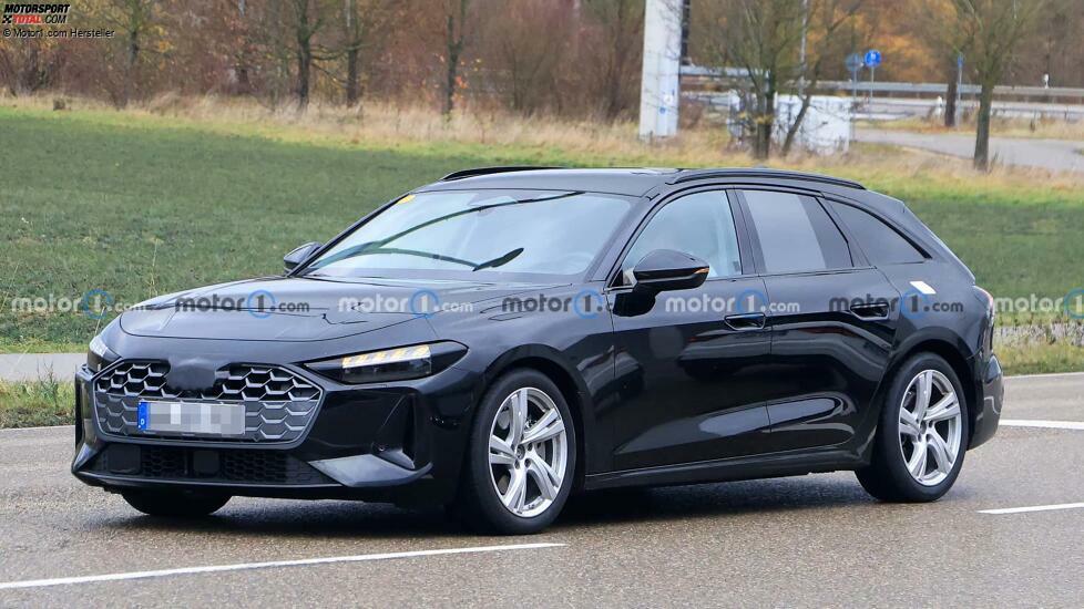 Audi A5 Avant (2024) mit weniger Tarnung