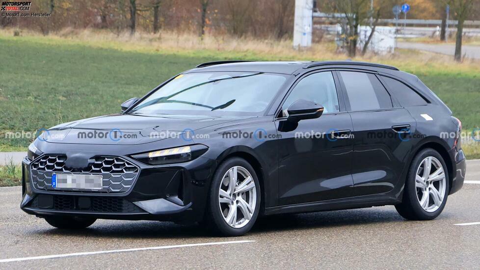 Audi A5 Avant (2024) mit weniger Tarnung