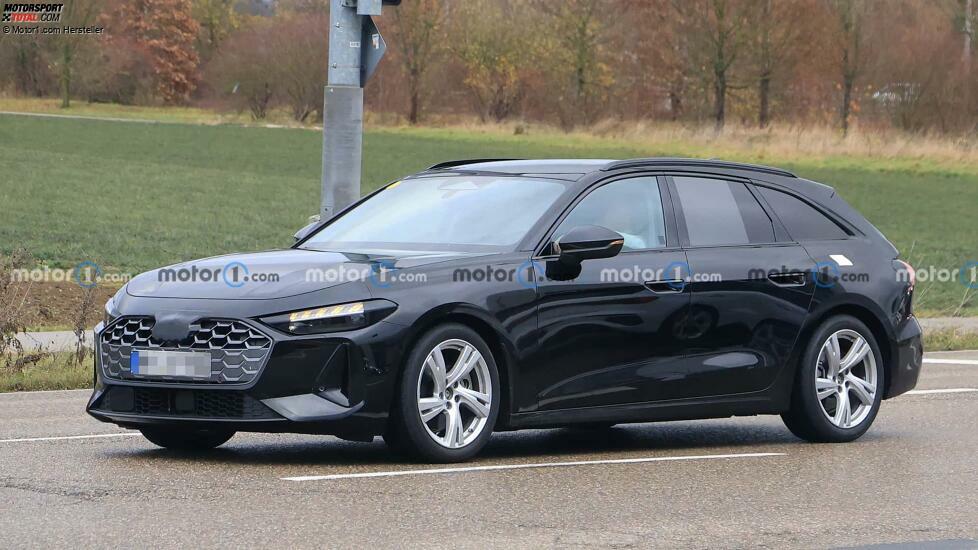 Audi A5 Avant (2024) mit weniger Tarnung