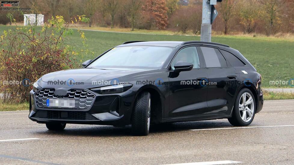 Audi A5 Avant (2024) mit weniger Tarnung