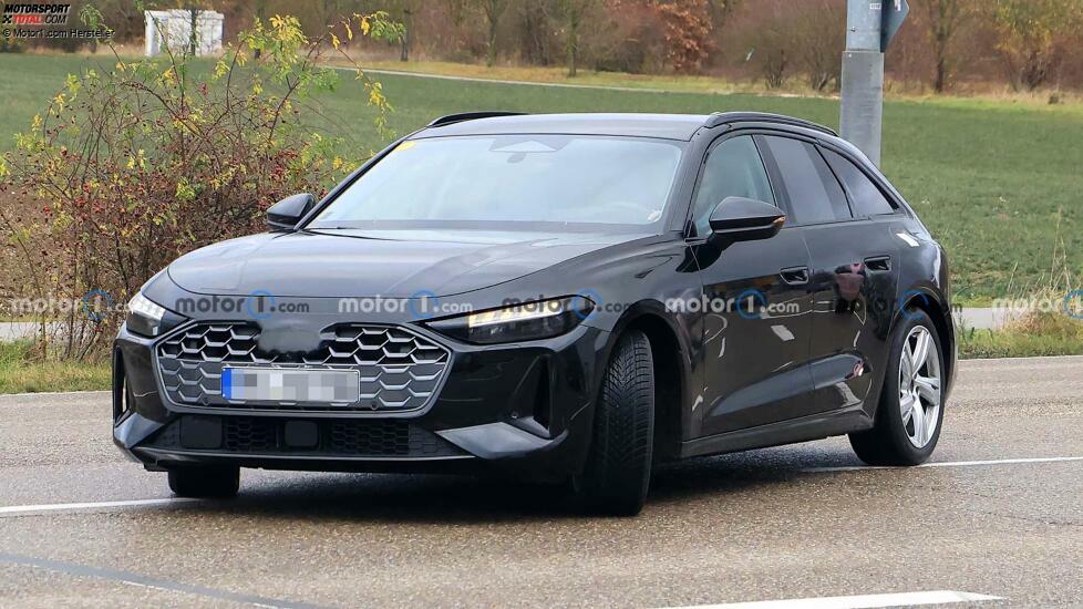 Audi A5 Avant (2024) mit weniger Tarnung