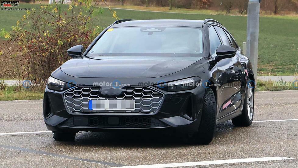 Audi A5 Avant (2024) mit weniger Tarnung