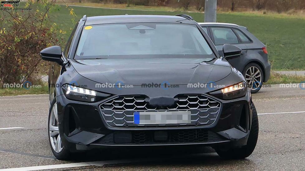 Audi A5 Avant (2024) mit weniger Tarnung