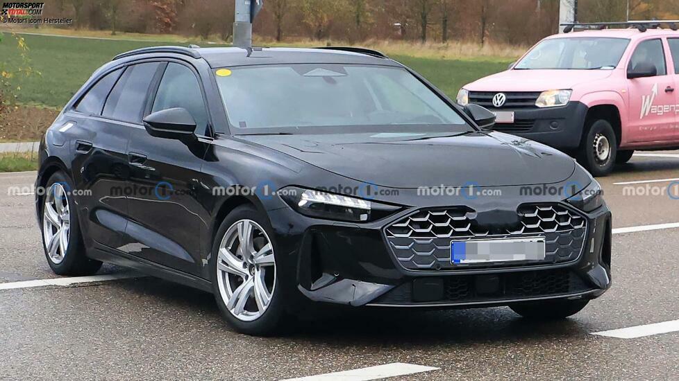 Audi A5 Avant (2024) mit weniger Tarnung