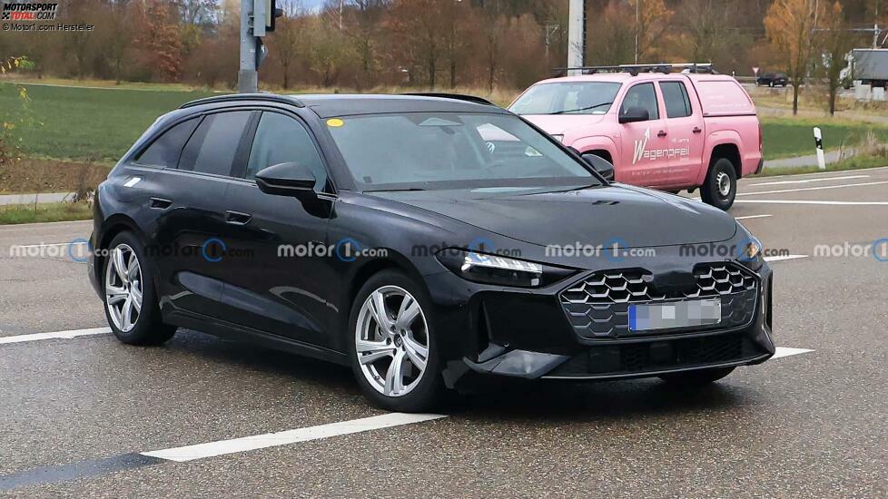 Audi A5 Avant (2024) mit weniger Tarnung