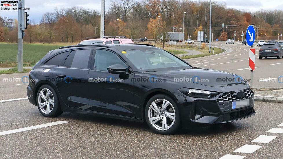 Audi A5 Avant (2024) mit weniger Tarnung