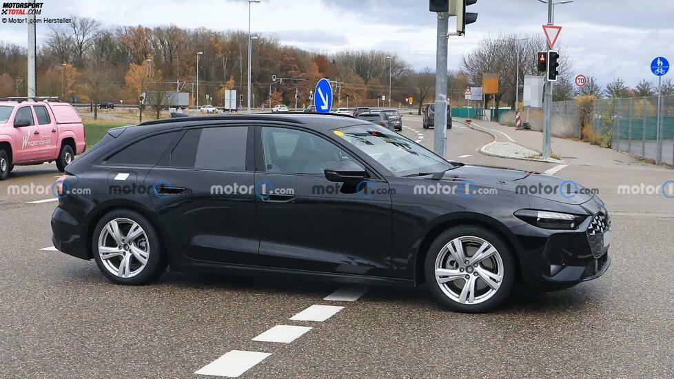 Audi A5 Avant (2024) mit weniger Tarnung