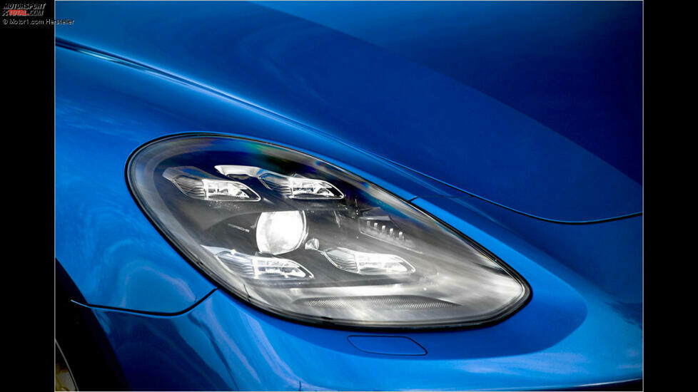 Die LED-Scheinwerfer des Panamera