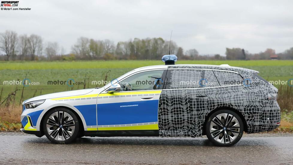 BMW 5er Touring (2024) Erlkönig als Polizeifahrzeug
