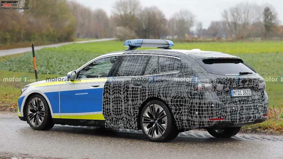BMW 5er Touring (2024) Erlkönig als Polizeifahrzeug