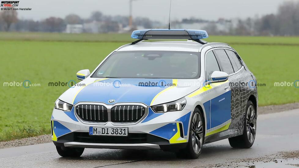 BMW 5er Touring (2024) Erlkönig als Polizeifahrzeug