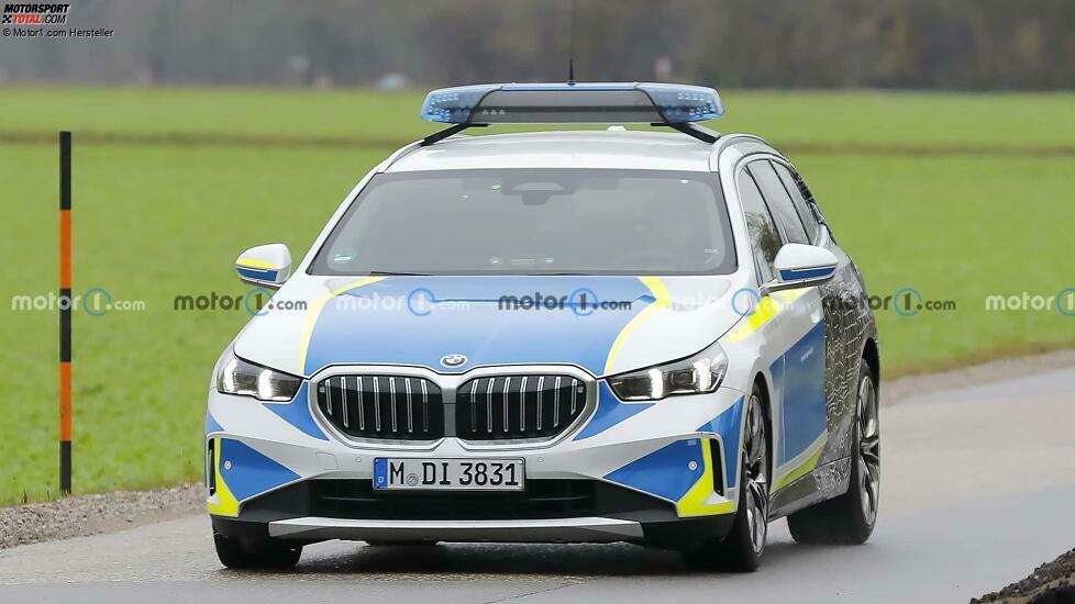 BMW 5er Touring (2024) Erlkönig als Polizeifahrzeug