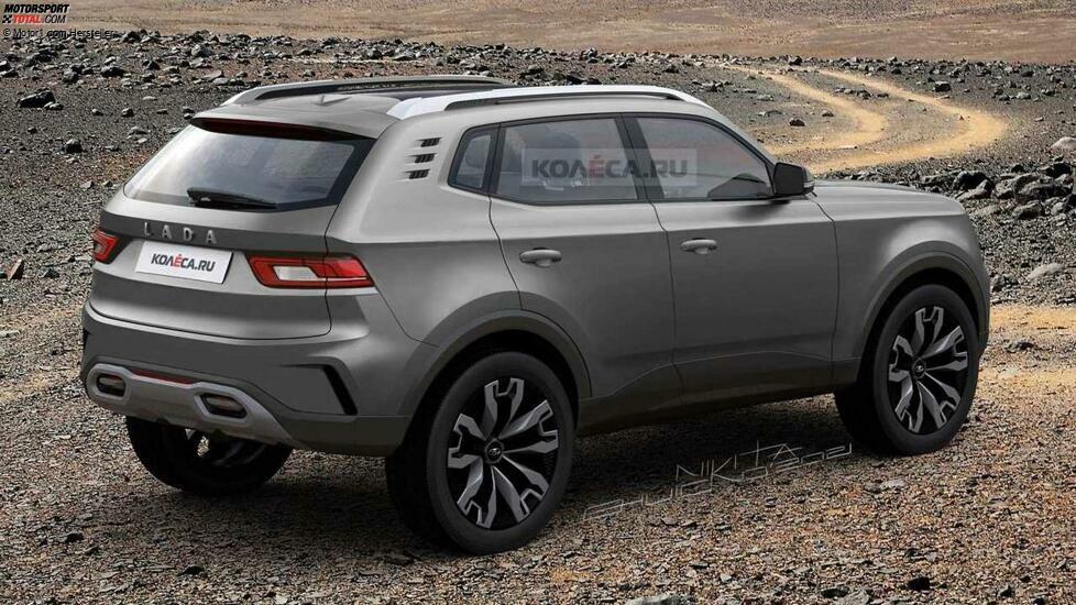 2024 Lada Niva Rendering (hinten)