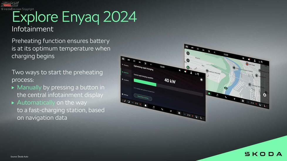 Skoda Enyaq (2024): Das verbessere Infotainment-System