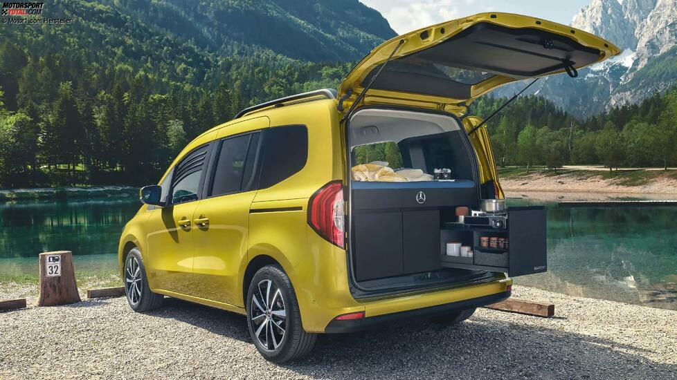 Mercedes T-Klasse mit Marco Polo Modul (2023) auf dem Caravan Salon Düsseldorf 2023
