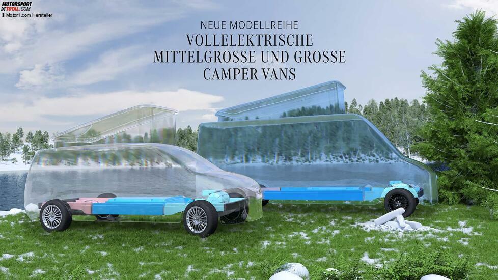 Mercedes T-Klasse mit Marco Polo Modul (2023) auf dem Caravan Salon Düsseldorf 2023