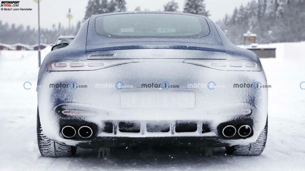 Mercedes-AMG GT53 Coupe (2024) Erlkönigfotos