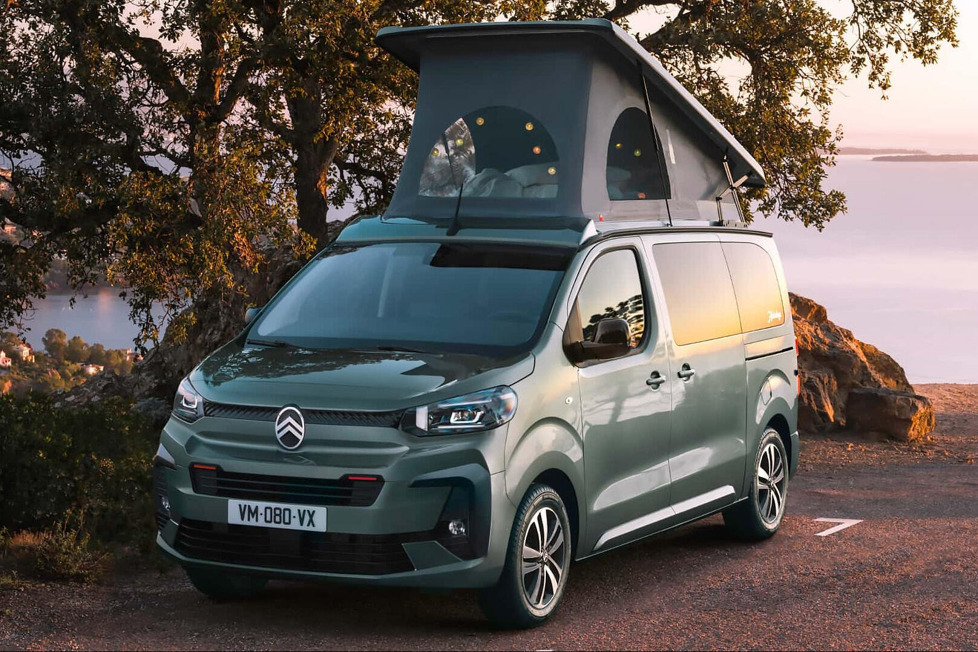 Citroën zeigt auf der CMT in Stuttgart am 13. Januar 2024 den neuen Holidays: Es handelt sich um einen Campervan auf Basis des neuen Spacetourer