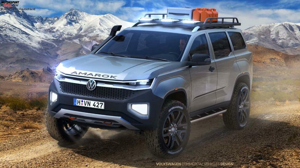 Ford Everest-based Volkswagen SUV official rendering