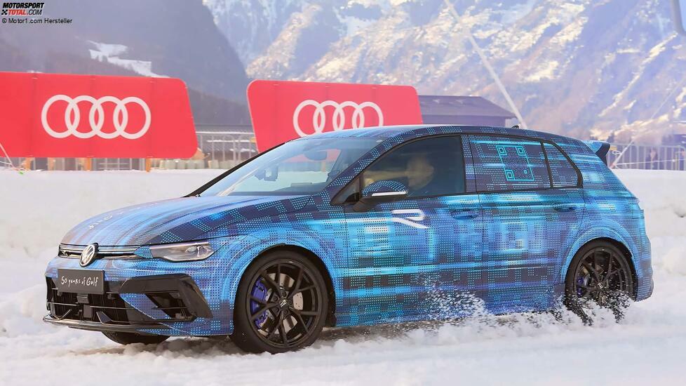 VW Golf R (2024) beim Ice Race in Zell am See 2024