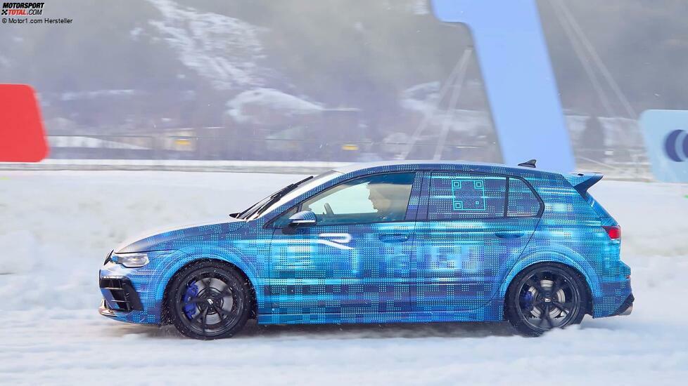 VW Golf R (2024) beim Ice Race in Zell am See 2024