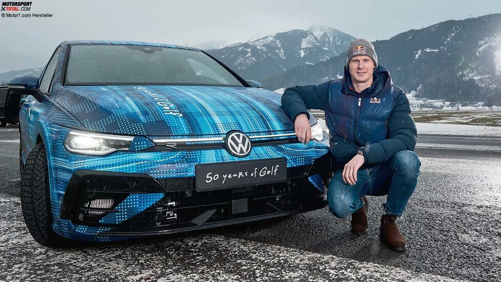 VW Golf R (2024) beim Ice Race in Zell am See 2024