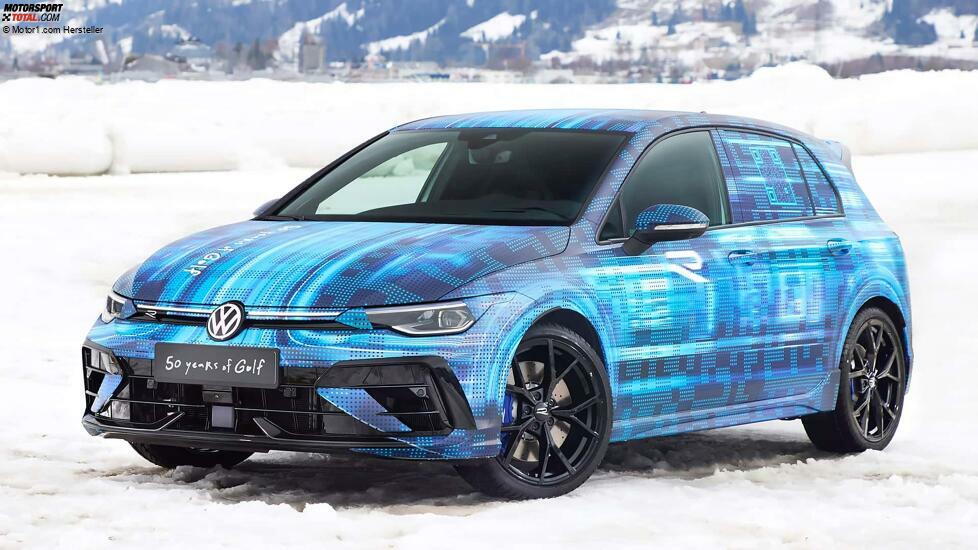 VW Golf R (2024) beim Ice Race in Zell am See 2024