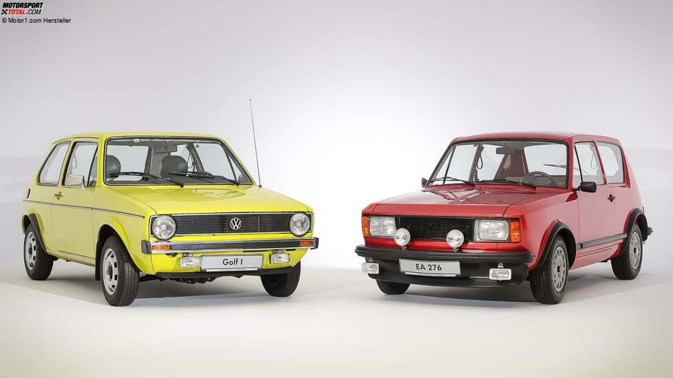 VW EA 276 (1969) und VW Golf I (1974)