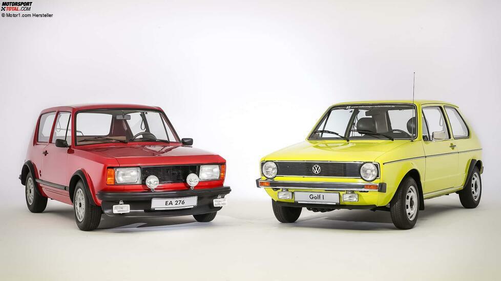 VW EA 276 (1969) und VW Golf I (1974)