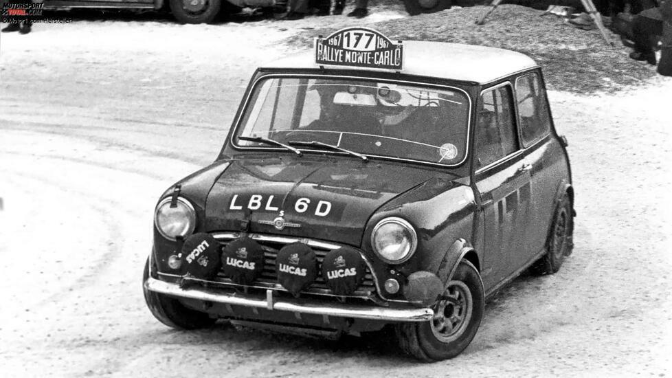 60 Jahre erster Sieg von Mini bei der Rallye Monte-Carlo