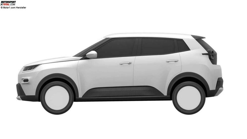 Fiat Electric Panda (2024) auf Patentfotos