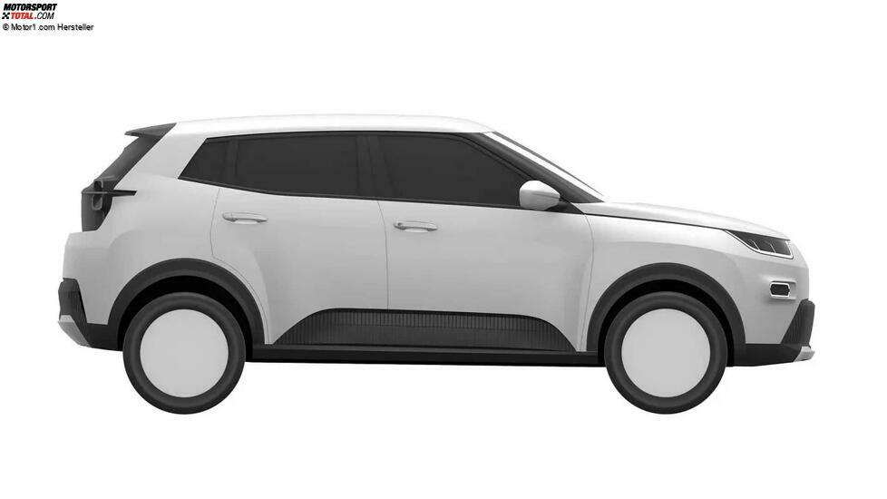 Fiat Electric Panda (2024) auf Patentfotos