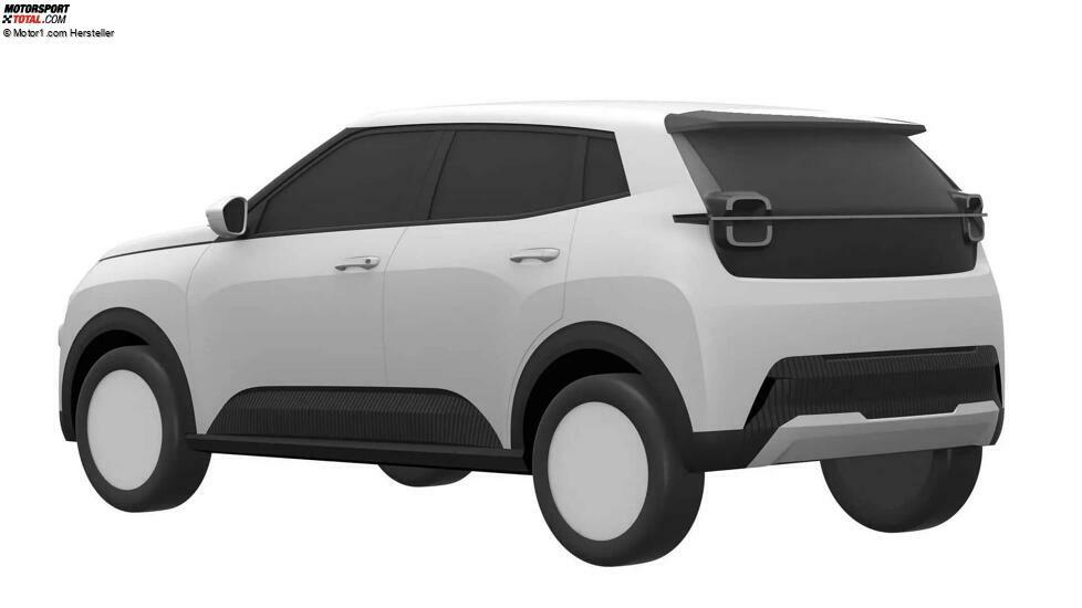 Fiat Electric Panda (2024) auf Patentfotos