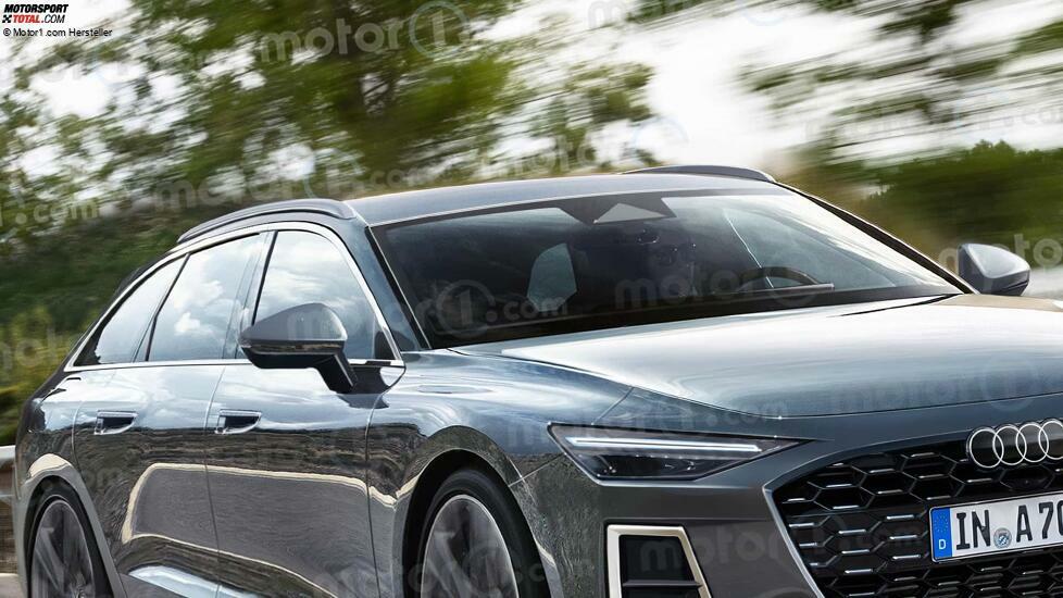 Audi A7 Avant (2025) als Rendering von Motor1.com