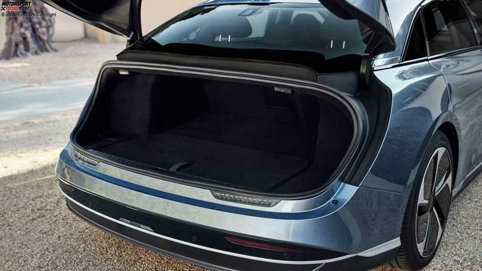 Lucid Air Pure (2023): Der Kofferraum