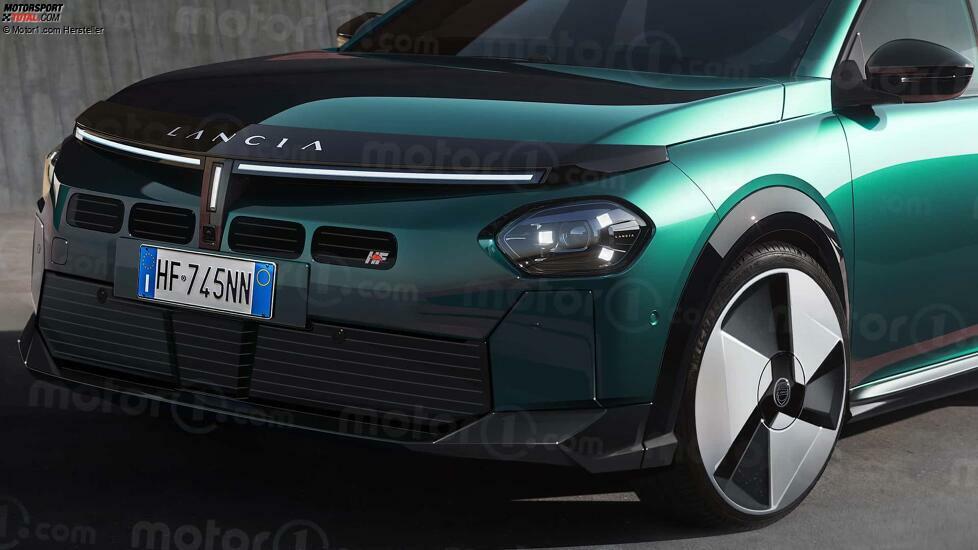 Lancia Ypsilon HF (2025) als Rendering von Motor1.com