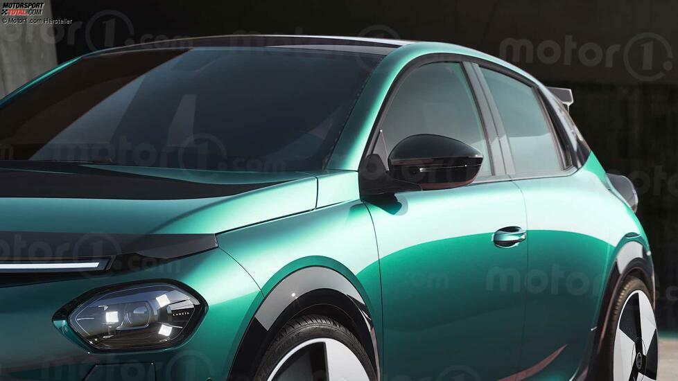 Lancia Ypsilon HF (2025) als Rendering von Motor1.com