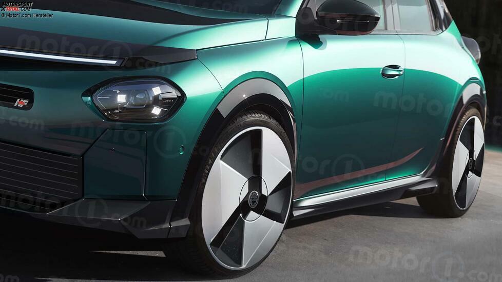 Lancia Ypsilon HF (2025) als Rendering von Motor1.com