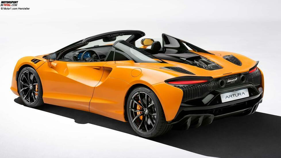 2025 McLaren Artura Spider hinten 3/4