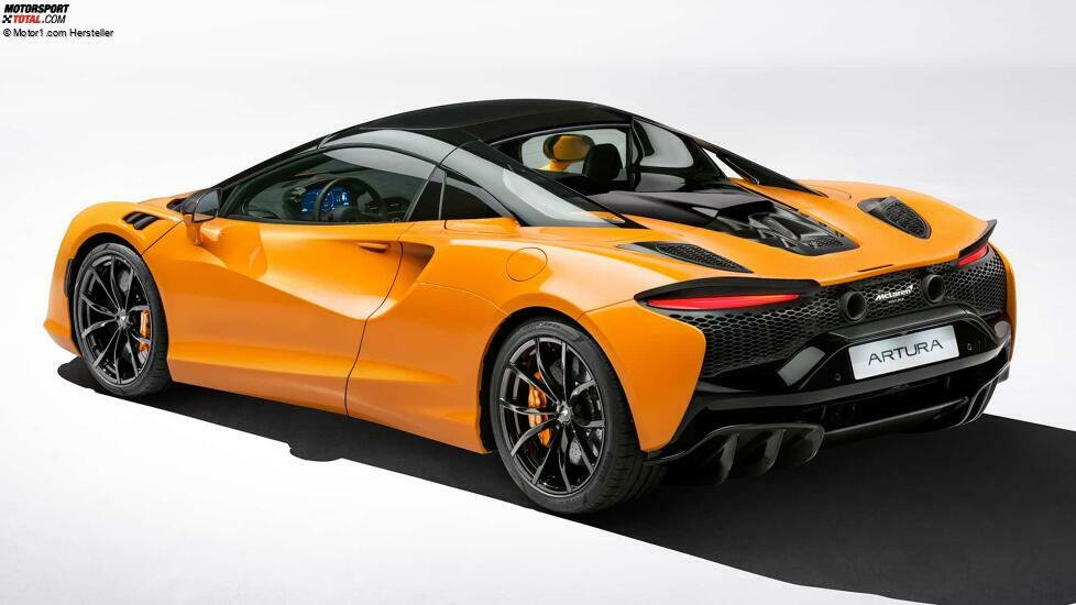 2025 McLaren Artura Spider hinten 3/4