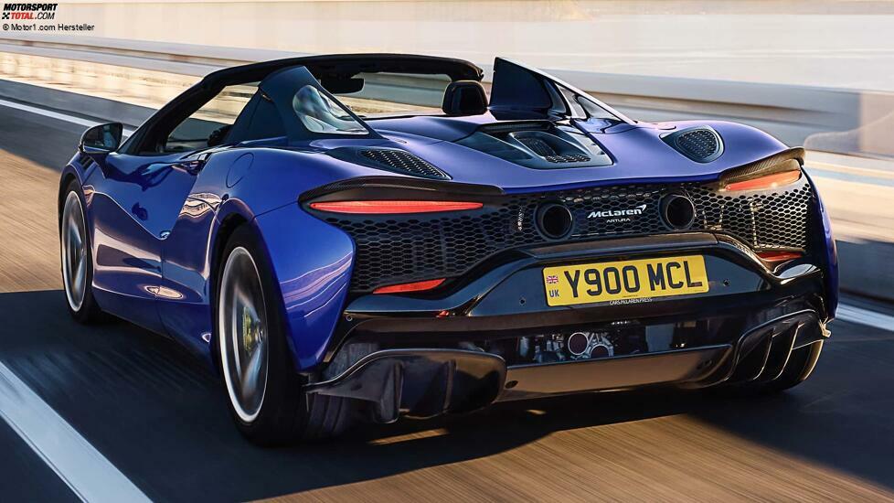 2025 McLaren Artura Spider hinten 3/4