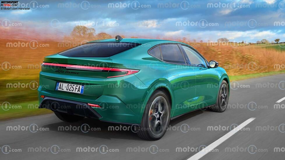 Alfa Romeo Giulia (2025) als Rendering von Motor1.com