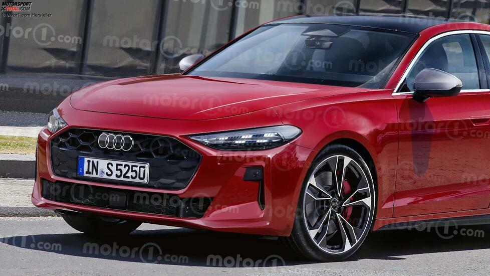 Audi A5 Sportback (2024) als Rendering von Motor1.com