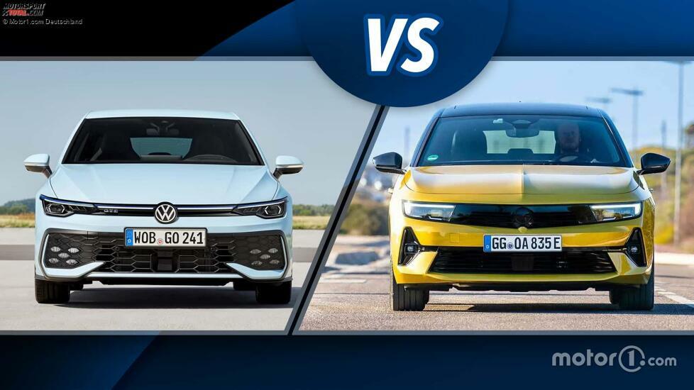 Volkswagen Golf vs Opel Astra