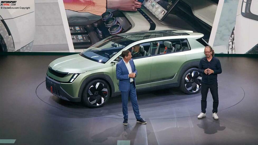 Skoda Vision 7S bei der Enthüllung