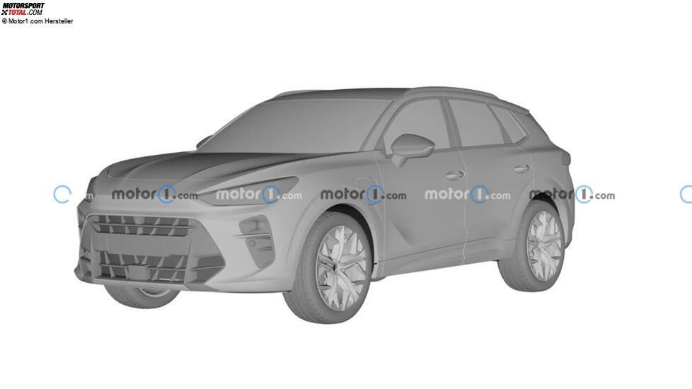 Cupra Terramar (2024) als Patent-Rendering