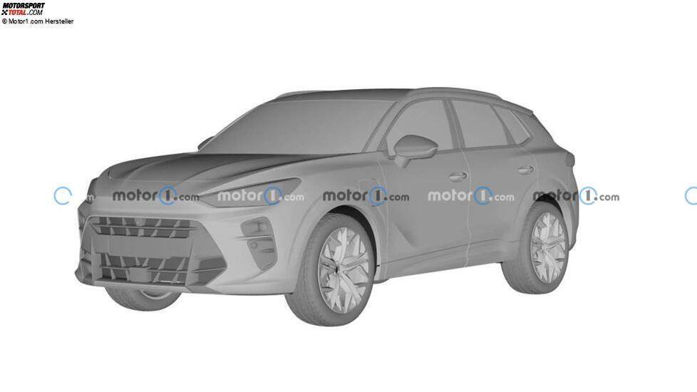 Cupra Terramar (2024) als Patent-Rendering