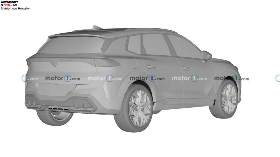 Cupra Terramar (2024) als Patent-Rendering