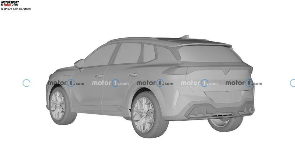 Cupra Terramar (2024) als Patent-Rendering