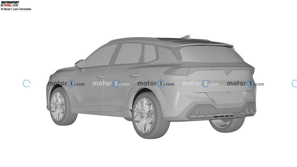 Cupra Terramar (2024) als Patent-Rendering